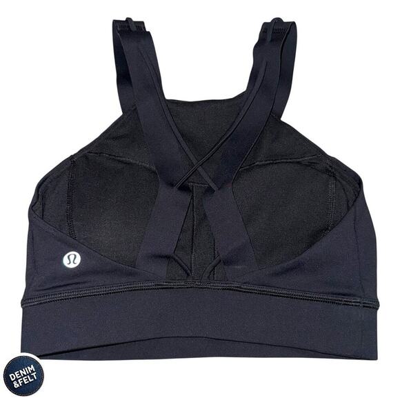 Lululemon Strong at Heart Bra *Medium Support, C/D Cup w/ Removable Pads Black - Picture 8 of 12